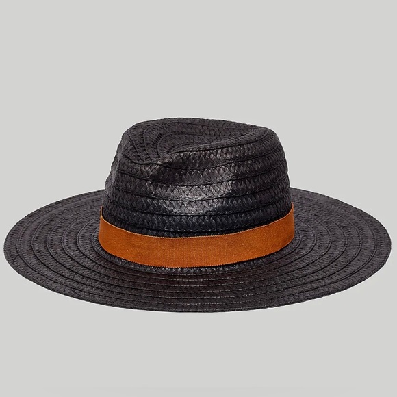 New Madewell Black Hat Medium Large - Picture 1 of 5